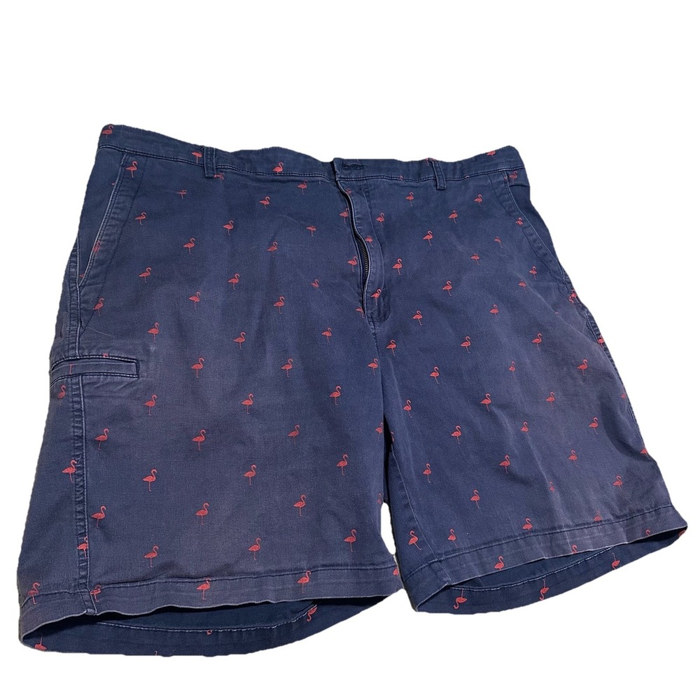 Men's BOCA Shorts Size 42 Flamingo Print Blue